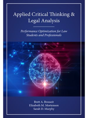 cover image of Applied Critical Thinking and Legal Analysis